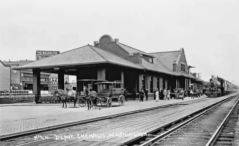 Burlington Northern Railroad Depot, Chehalis