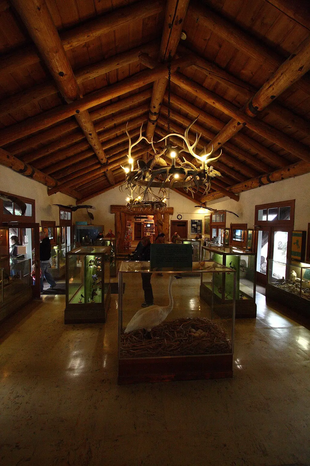 Inside Fishing Bridge Museum