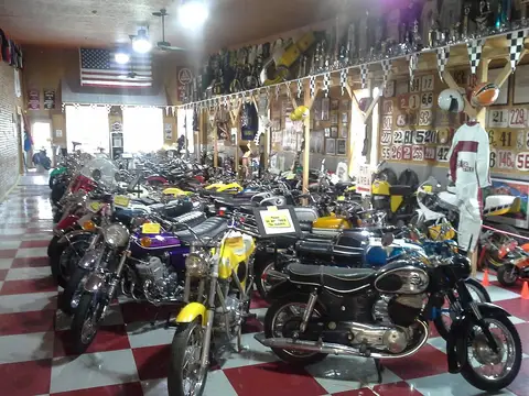 Inside Kansas Motorcycle Museum