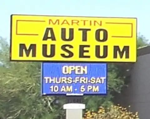 Martin Auto Museum, Phoenix