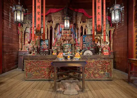 Inside Weaverville Joss House State Historic Park